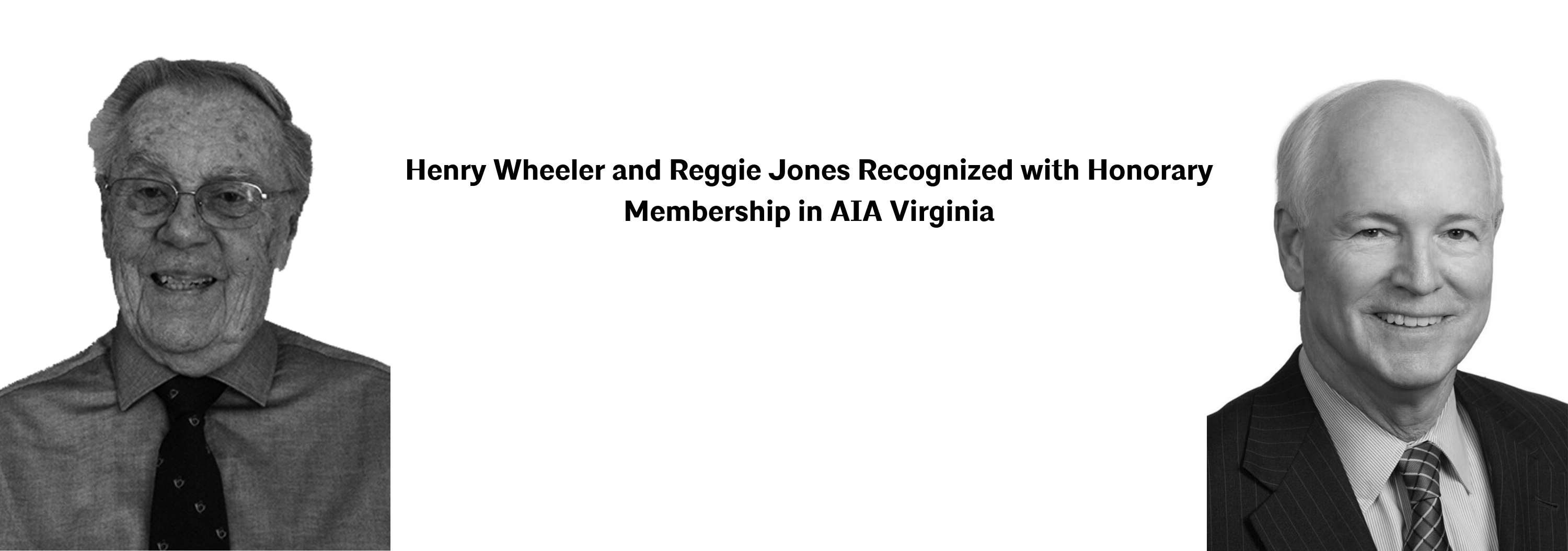 Henry Wheeler and Reggie Jones Recognized with Honorary Membership