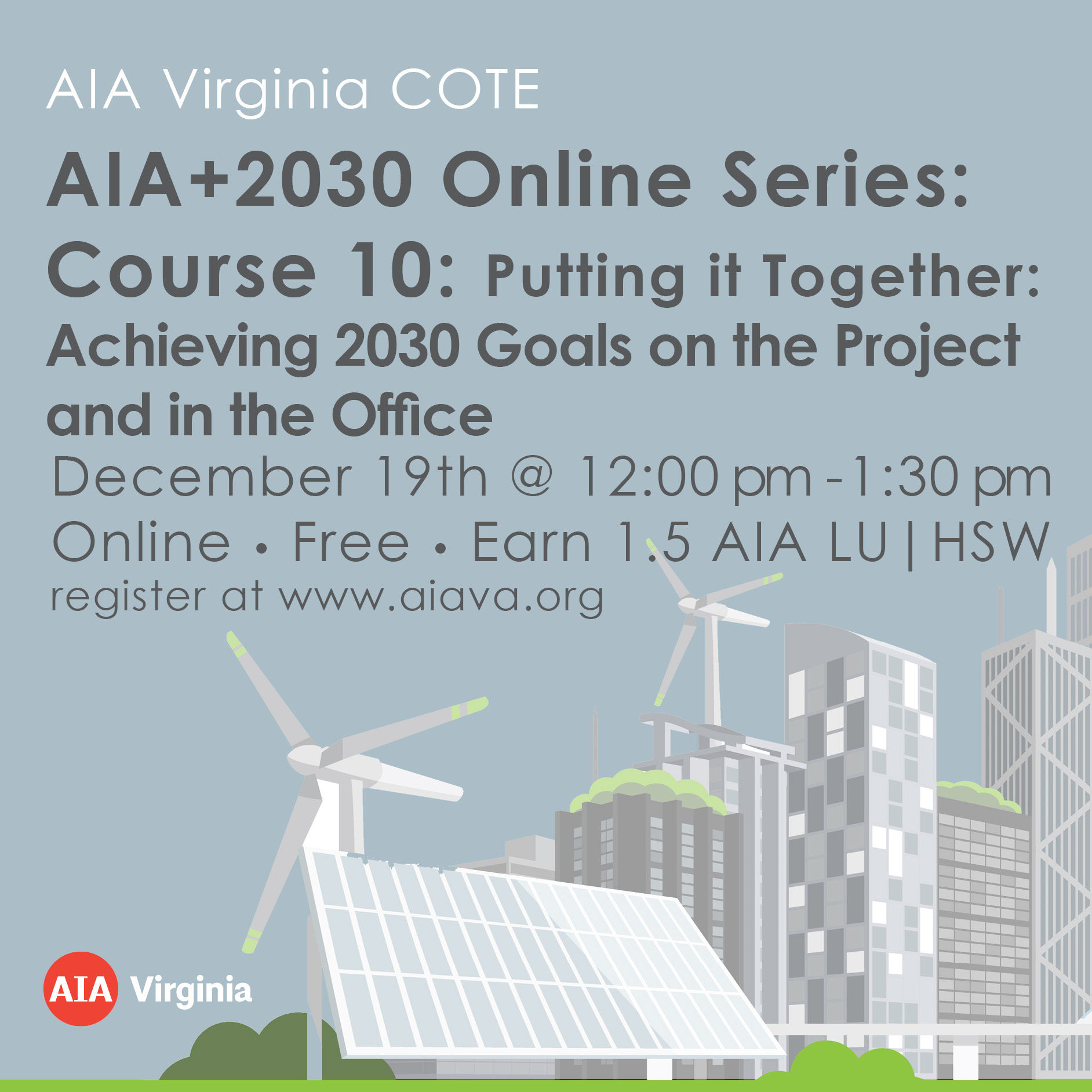 The AIA 2030 Challenge Series