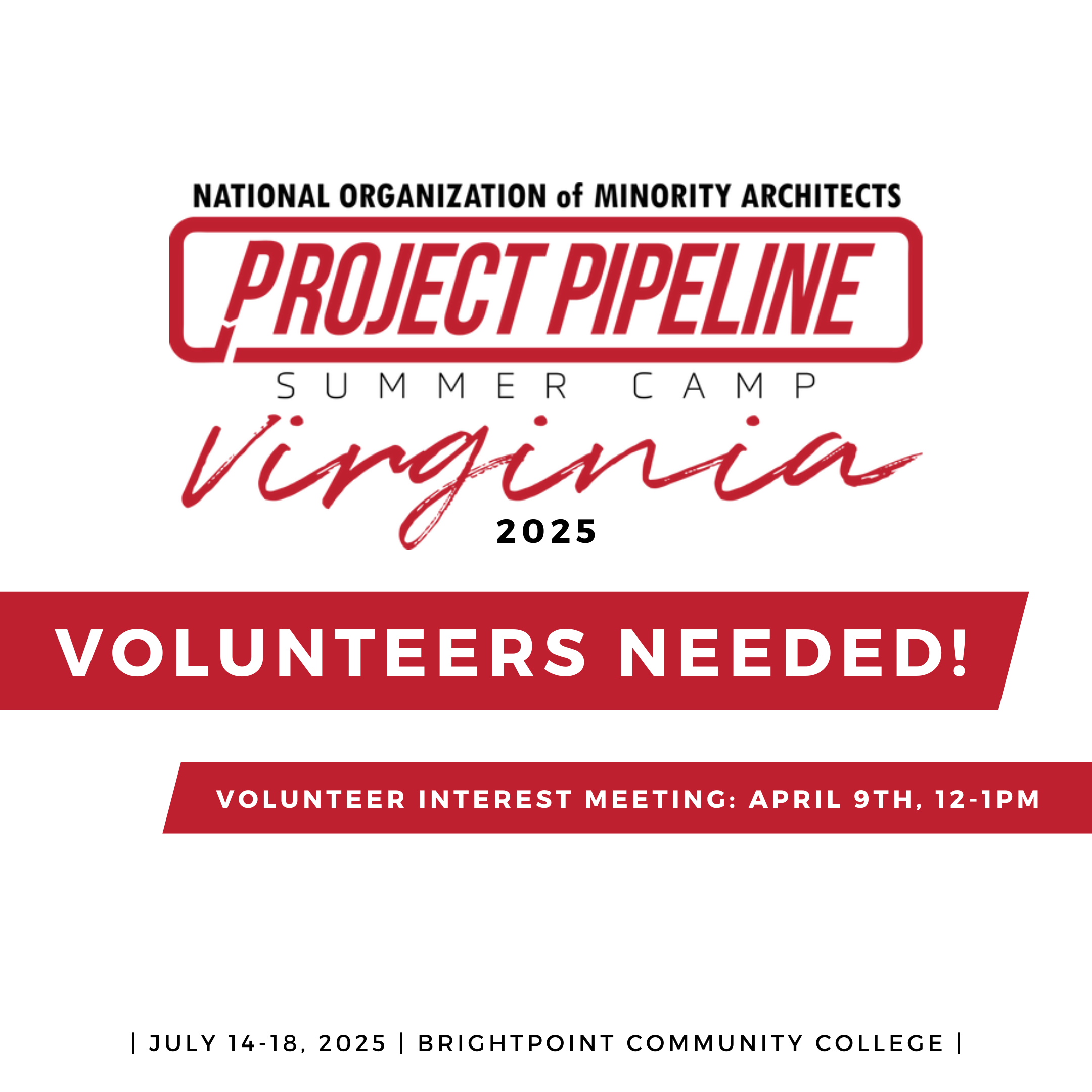 Call for Volunteers